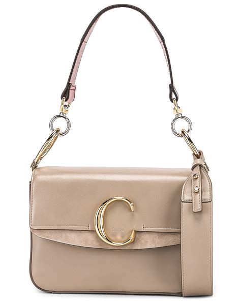 chloe c small double carry bag|Chloe Small C Double Carry Bag.